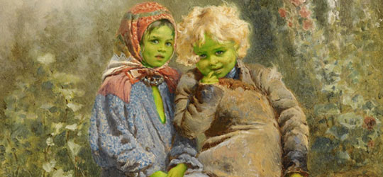 Il mistero dei bambini verdi di Woolpit Bambini Verdi di Woolpit