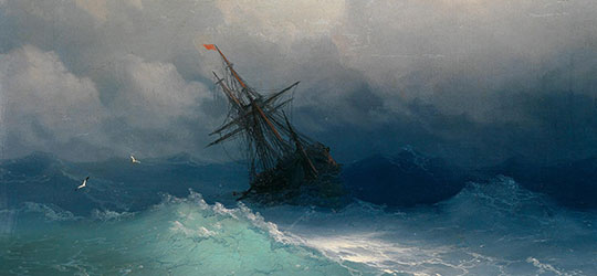 Il sogno premonitore che salvò una vita Nave in Tempesta