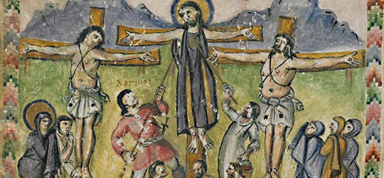 La lancia di Longino e le sacre reliquie del Graal Lancia di Longino - Crocifissione di Gesù
