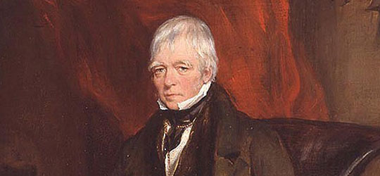 Le esperienze paranormali di sir Walter Scott Ritratto di sir Walter Scott