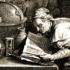 Alchimista nel suo Laboratorio - Ricerca Alchemica